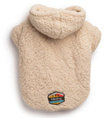 Cream Sherpa Dog Hoodie