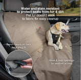 Heather Bench Seat Cover For Dogs - Heather Nutmeg