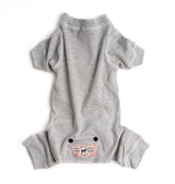 Heather Grey Thermal Dog Pajamas