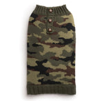 Camouflage Henley Sweater