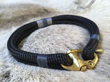 Classic Rope Dog Collar - Northern Lights