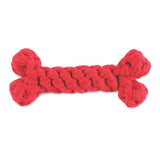 Red Bone Rope Dog Toy