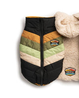 Chevron Dog Coat - Black