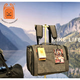 Hideaway Dog Backpack - Heather Gray