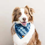 Indigo Mud Cloth Dog Bandana