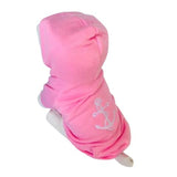 Pink Dog Anchor Hoodie