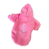 Pink Dog Anchor Hoodie