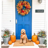 Pumpkin Spice Flannel Dog Bandana